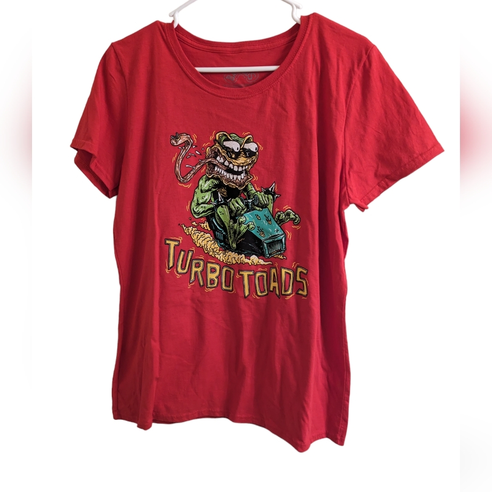 Red XL Turbo Toads Tee